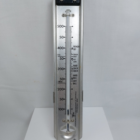 Vintage TCA‎ Tru-Temp Deep Fat Frying and Candy Thermometer With Pot Hook - Picture 2 of 6